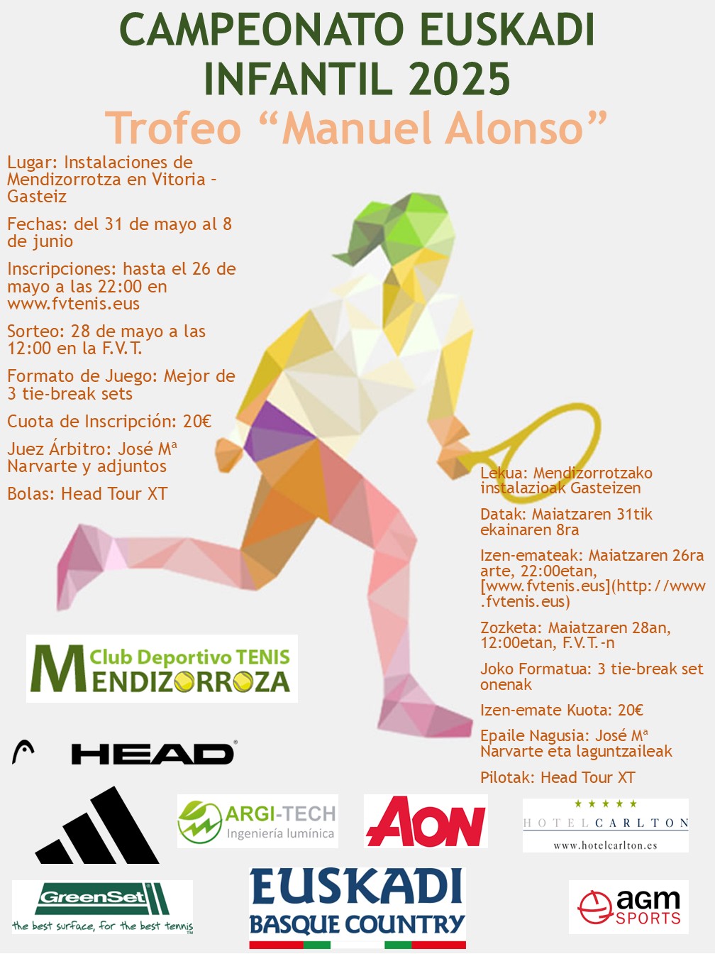 Cartel Cto. Euskadi Infantil